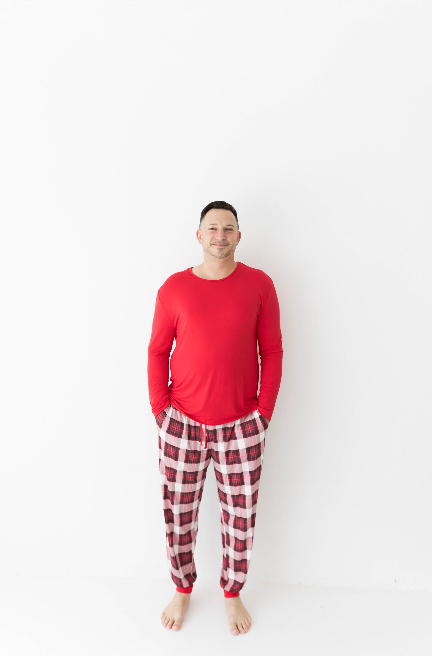 Men's Long | Hollyberry Plaid