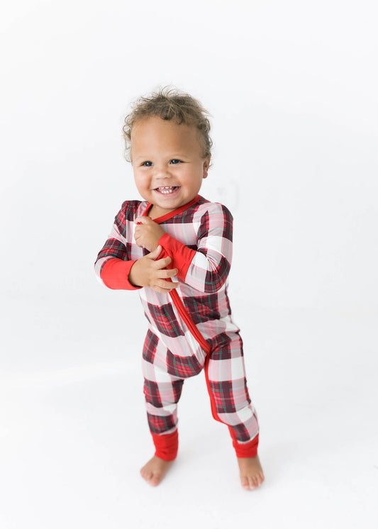 Classic Zip | Hollyberry Plaid