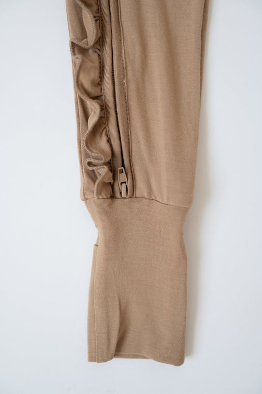 Ruffle Zip | Affogato
