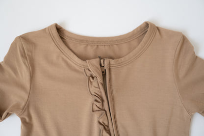 Ruffle Zip | Affogato